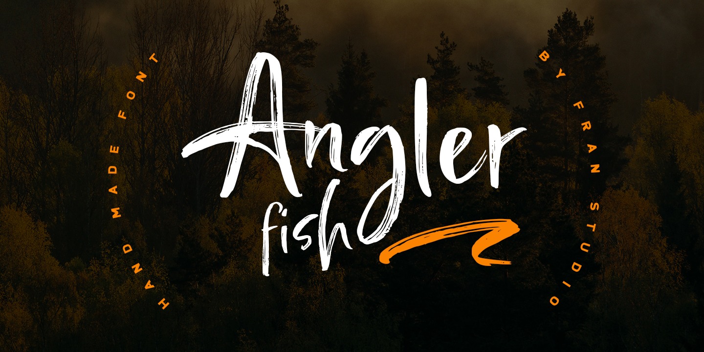 Шрифт Angler Fish